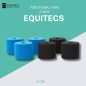 Preview: EquiTecs Functional Tape 4-Way 5cmx5m Set (Hellblau, Schwarz)
