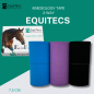 Preview: EquiTecs Kinesiology Tape 2-Way 7,5cmx5m Set (Hellblau,Lila,Schwarz)
