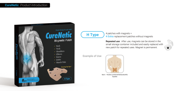 CureNetic magnetic patches H-Type