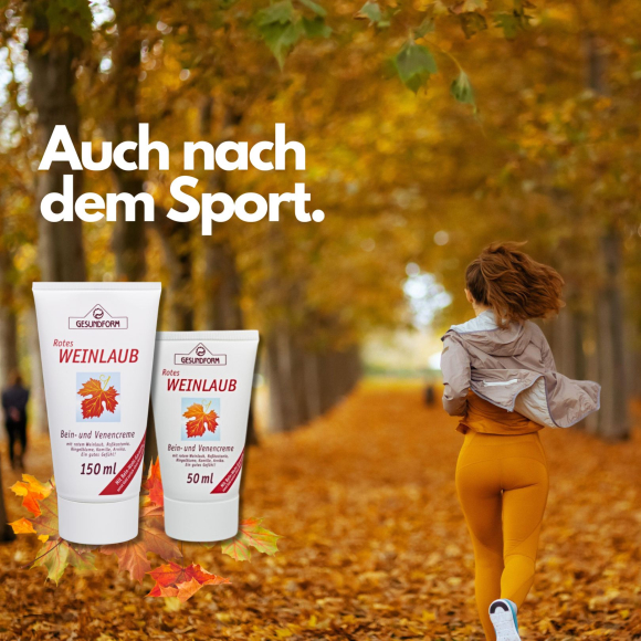 GESUNDFORM rotes Weinlaub Creme, 150ml