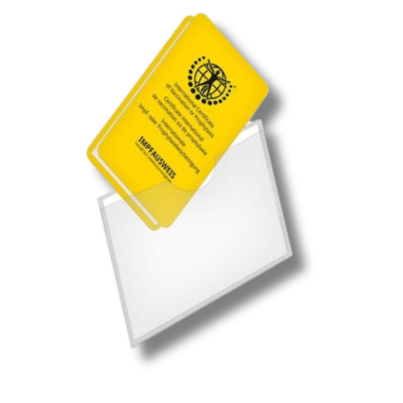 Preview: Internationaler Impfausweis im Scheckkartenformat mit 43 Impfzeilen