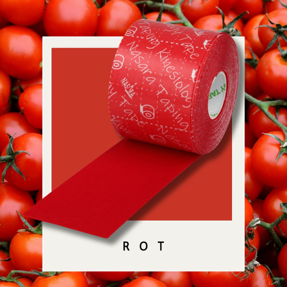 Preview: Nasara KINESIOLOGIE Tape 5 cmx5 m rot
