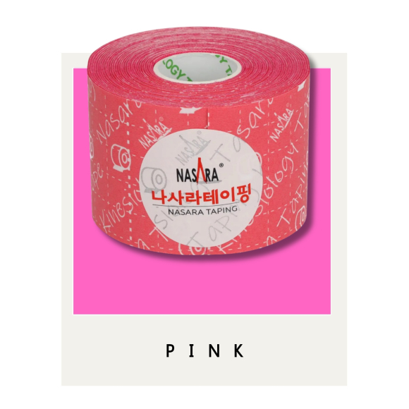 Nasara KINESIOLOGIE Tape 5 cmx5 m pink