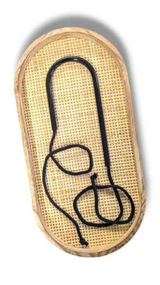 Preview: Gießhalm klein - Schwarz / Schwarz