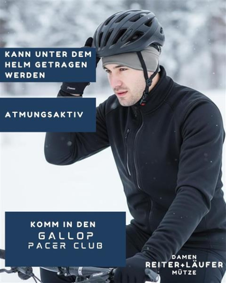 Preview: GALLOP PACER CLUB – Wintermütze für Läufer:innen & Reiter:innen