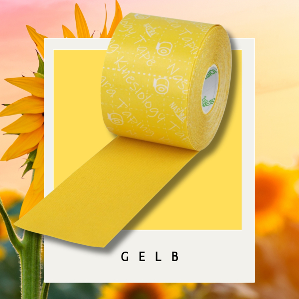 KINESIOLOGIE Tape 5 cmx5 m gelb