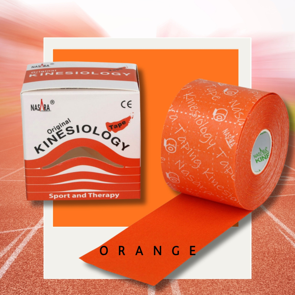 Nasara KINESIOLOGIE Tape 5 cmx5 m orange