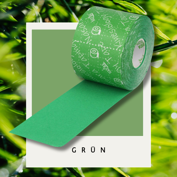 Nasara KINESIOLOGIE Tape 5 cmx5 m grün
