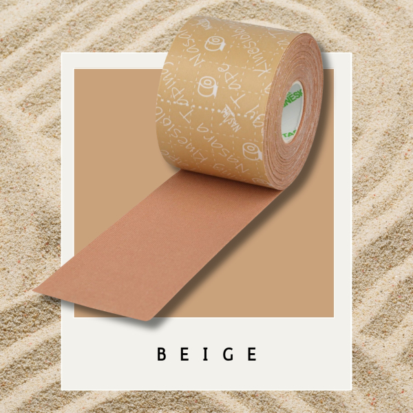 Nasara KINESIOLOGIE Tape 5 cmx5 m beige
