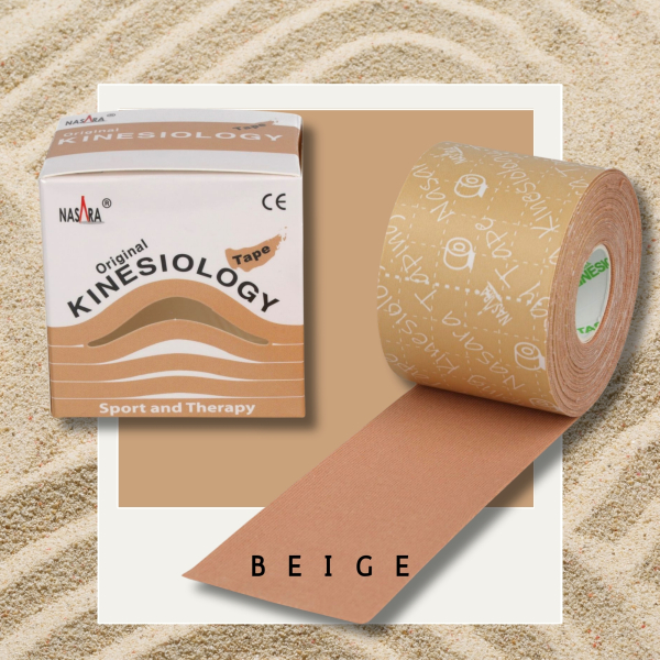 Nasara KINESIOLOGIE Tape 5 cmx5 m beige