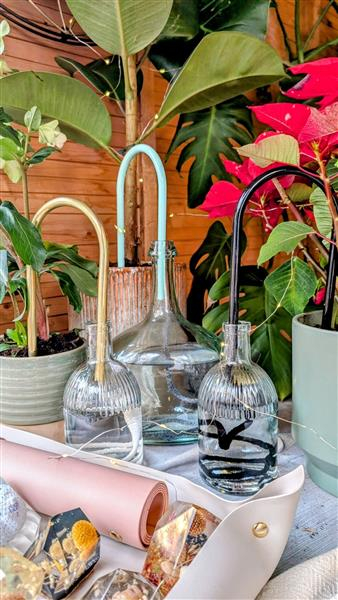 Gießhalm groß - Mint / Grau