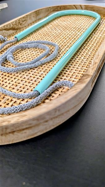 Gießhalm groß - Mint / Grau