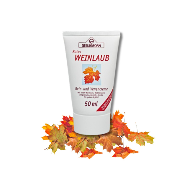 GESUNDFORM rotes Weinlaub Creme Reisegröße 50ml